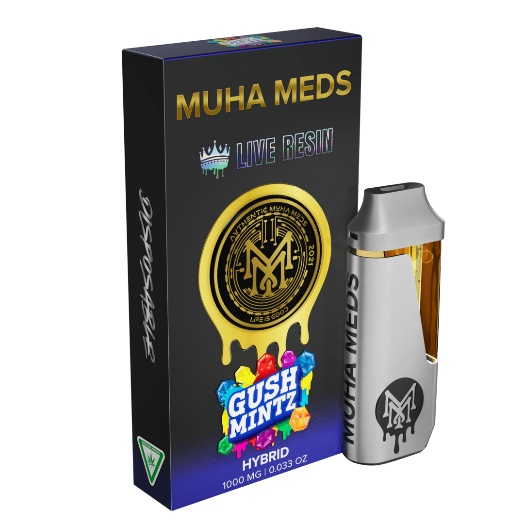 MUHA MEDS GUSH MINTZ | HYBRID 1000MG LIVE RESIN THC For Sale | Muha Meds USA