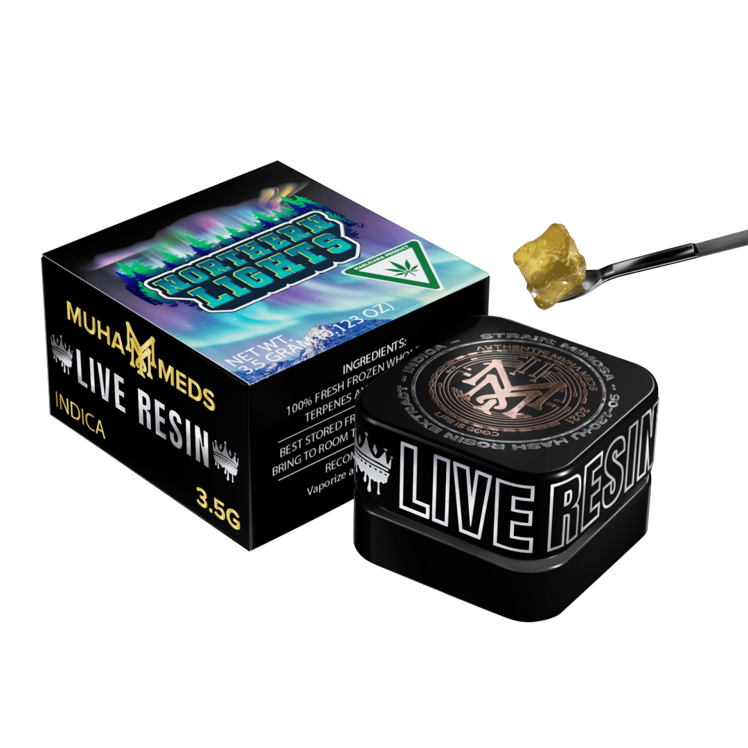 MUHA MEDS NORTHERN LIGHTS | INDICA 3.5 GRAMS LIVE RESIN For Sale | Muha Meds USA