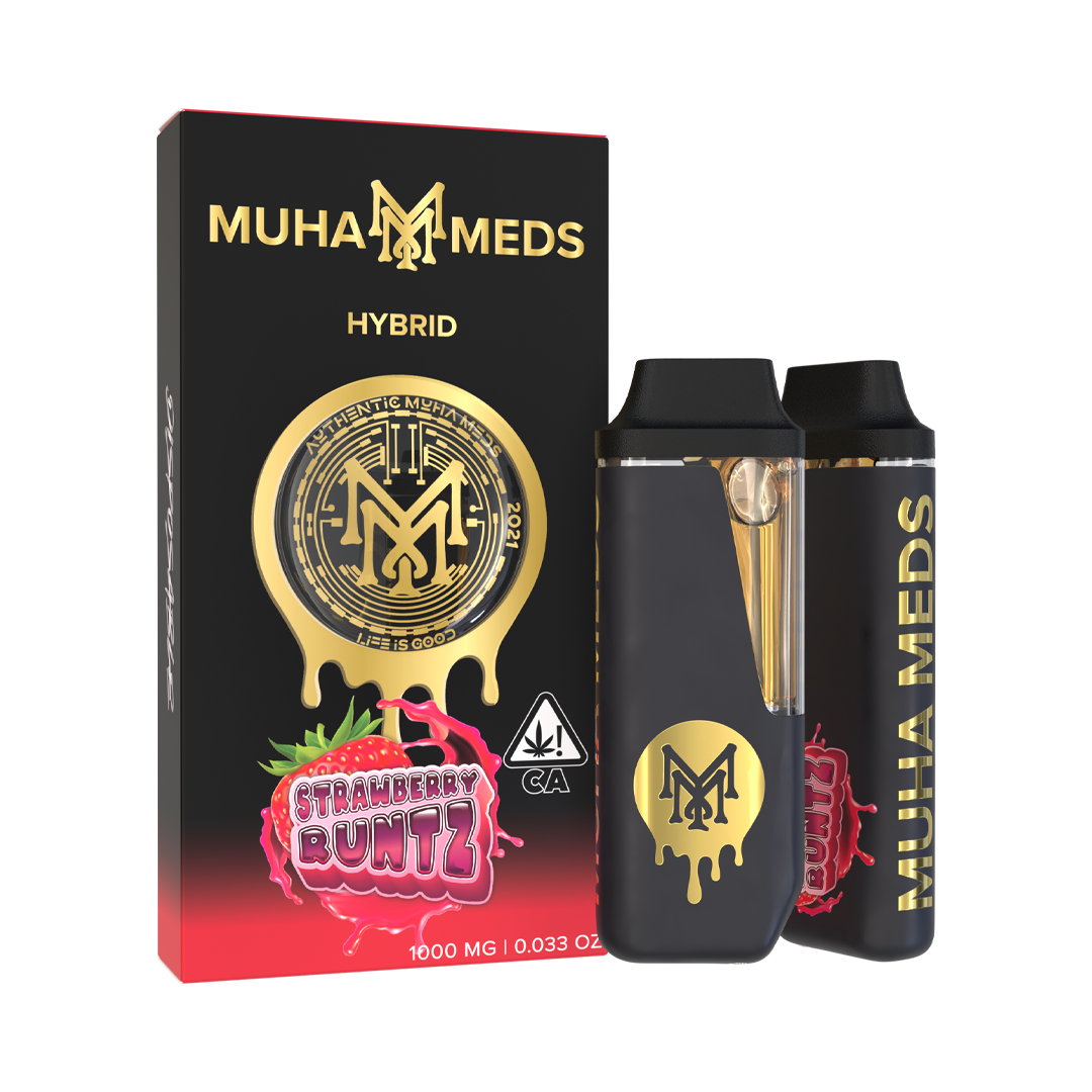 MUHA MEDS STRAWBERRY RUNTZ | HYBRID 2000MG THC For Sale | Muha Meds USA